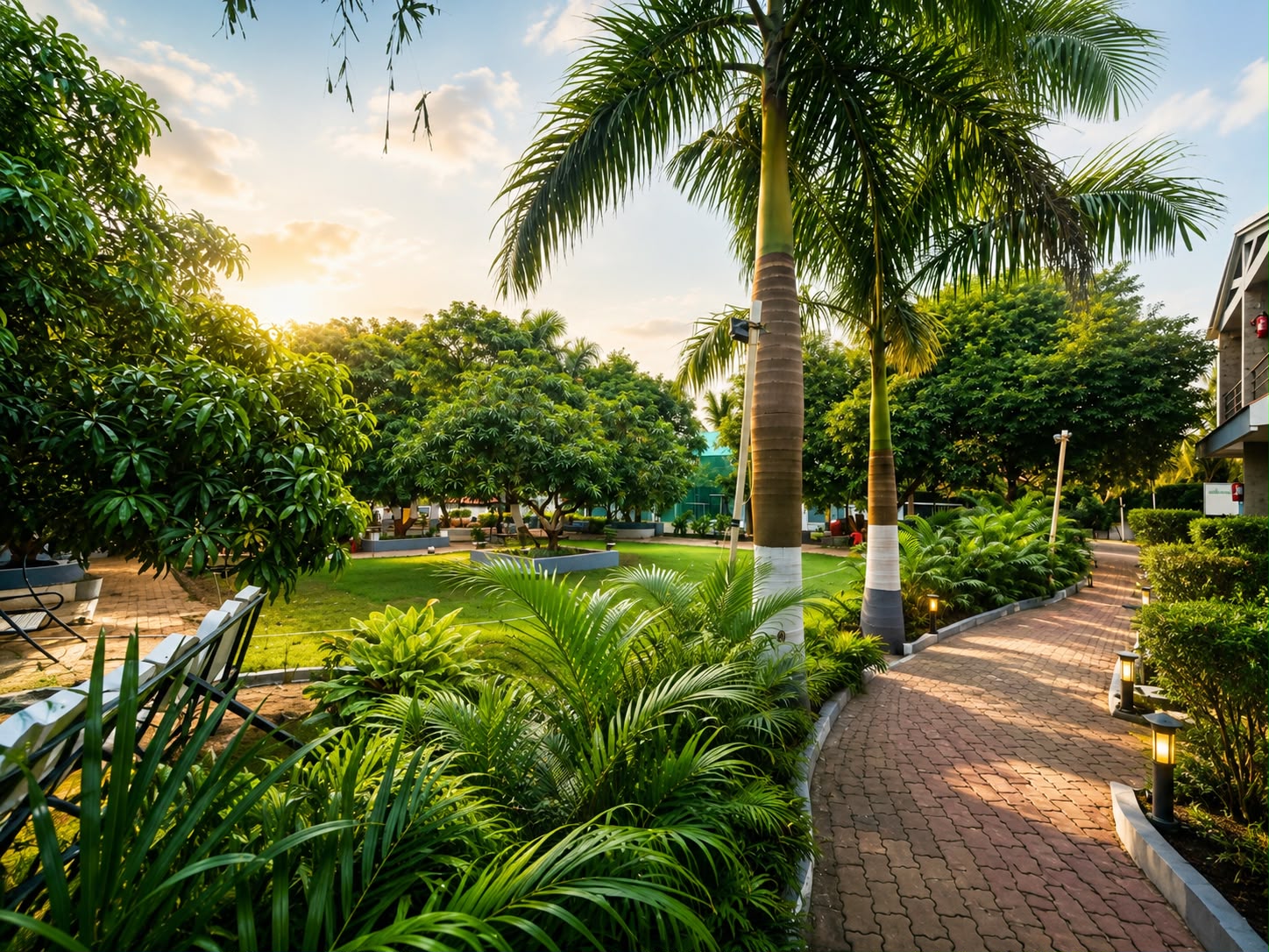 Best part of the Garden at Wildlife Gir Resort